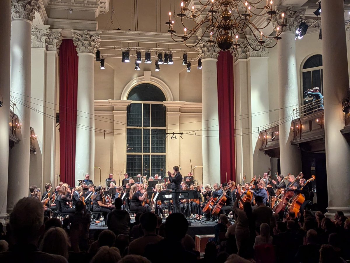 Last night <a href="/BlueLightSymph/">Blue Light Symphony Orchestra</a> orchestra  played a concert including Beethoven, Mozart and Tchaikovsky'. MPC has an interest as one of our multi-talented altos Julie also plays flute in the orchestra. What a legend!  Some of us went to Smith Square Hall last night to cheer her on🎶😍