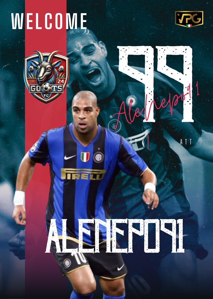 THE GOATS FC (@thegoats_fc) on Twitter photo #ROSTER
Diamo il benvenuto alla punta di sfondamento dei THE GOATS FC 🔵🔴
Benvenuto nel club <a href="/AleNepo91/">alessio nepita</a> , pronto a farci sognare 🪄
WELCOME BOMBER ‼️🔥
#roadtoglory
<a href="/VPGItaly/">VPG Italy 🇮🇹</a> #ROSTER
Diamo il benvenuto alla punta di sfondamento dei THE GOATS FC 🔵🔴
Benvenuto nel club <a href="/AleNepo91/">alessio nepita</a> , pronto a farci sognare 🪄
WELCOME BOMBER ‼️🔥
#roadtoglory
<a href="/VPGItaly/">VPG Italy 🇮🇹</a>
