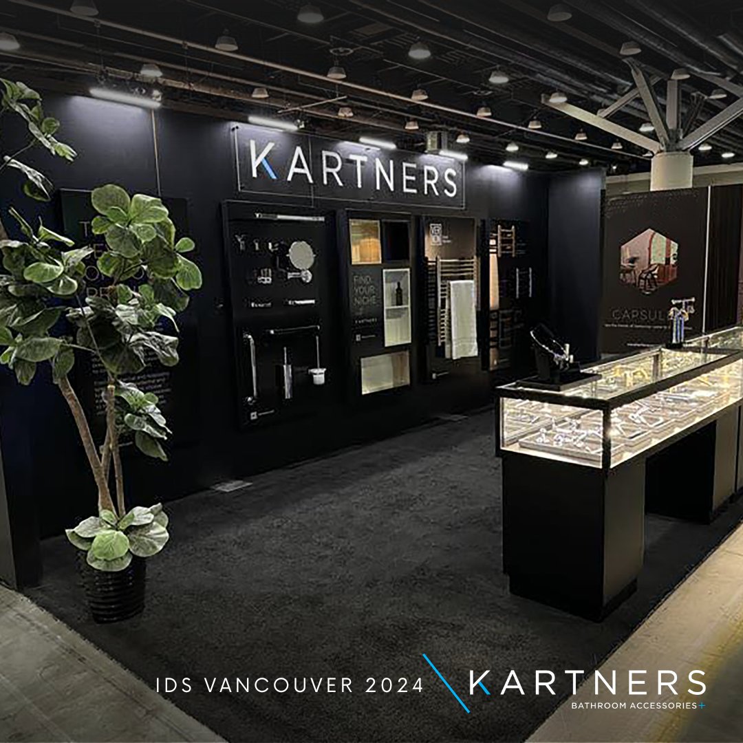 Kartners's tweet photo. Thank you for visiting our booth at IDS Vancouver 2024! It was great connecting with you, and we look forward to being part of your future interior design projects.

#Kartners #ElevateYourEveryday #differenceinthedetails #bathroomaccessories https://t.co/O83GaGgDzm