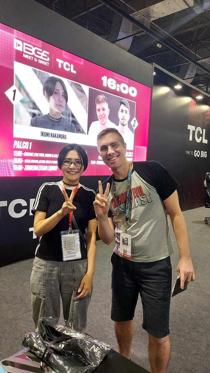 matheus_2santos's tweet image. Com a fofa da Ikumi Nakamura, direto do Japão. ✌️❤️ #BGS