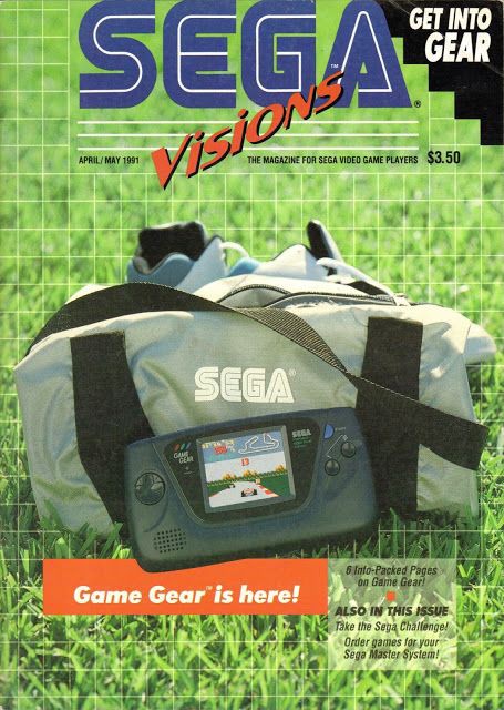 Sega visions magazine and the launch of the Game Gear.