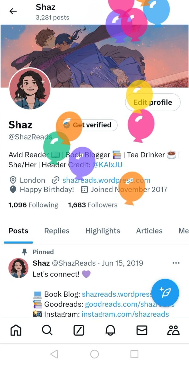 ShazReads's tweet photo. Balloon day! 🎈 https://t.co/56GgxOyoNJ