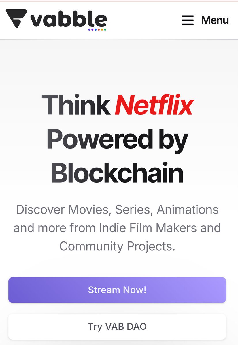 vabble.com think big, the next big thing powered by block chain. Don't be late to the party.  <a href="/VabbleApp/">Vabble 🛡️</a> $vab