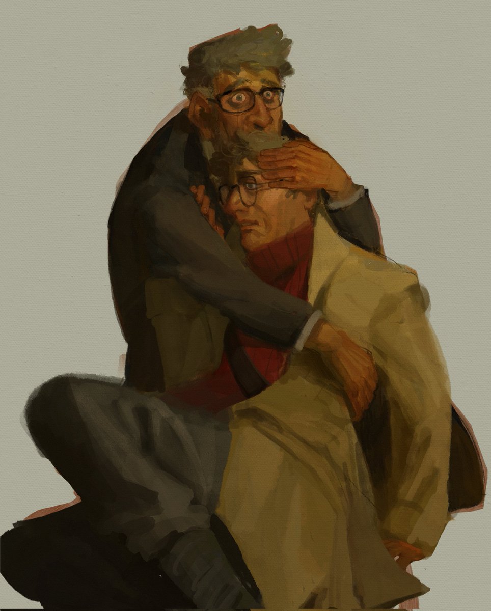 WolfyTheWitch's tweet photo. Stanford Pines and his brother Stanley 

#GravityFalls https://t.co/yOzUWB0dEm