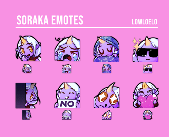 lowloelo's tweet photo. F2U Soraka Emotes ( League of Legends )
https://t.co/Ry2CUL09re https://t.co/VhrpHvkd86