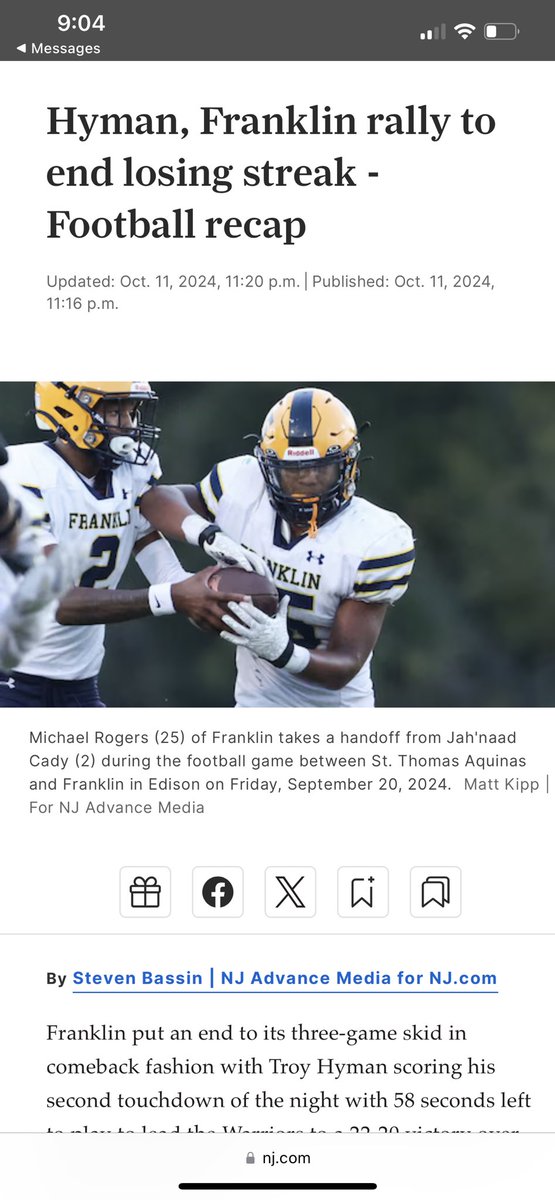 Franklin High School Football (@franklin__fb) on Twitter photo 