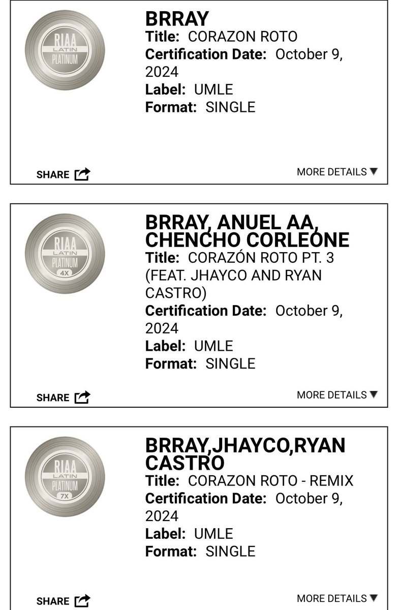 Hasta la mia solito se fue platino 🖤 GRACIAS GRACIAS GRACIAS