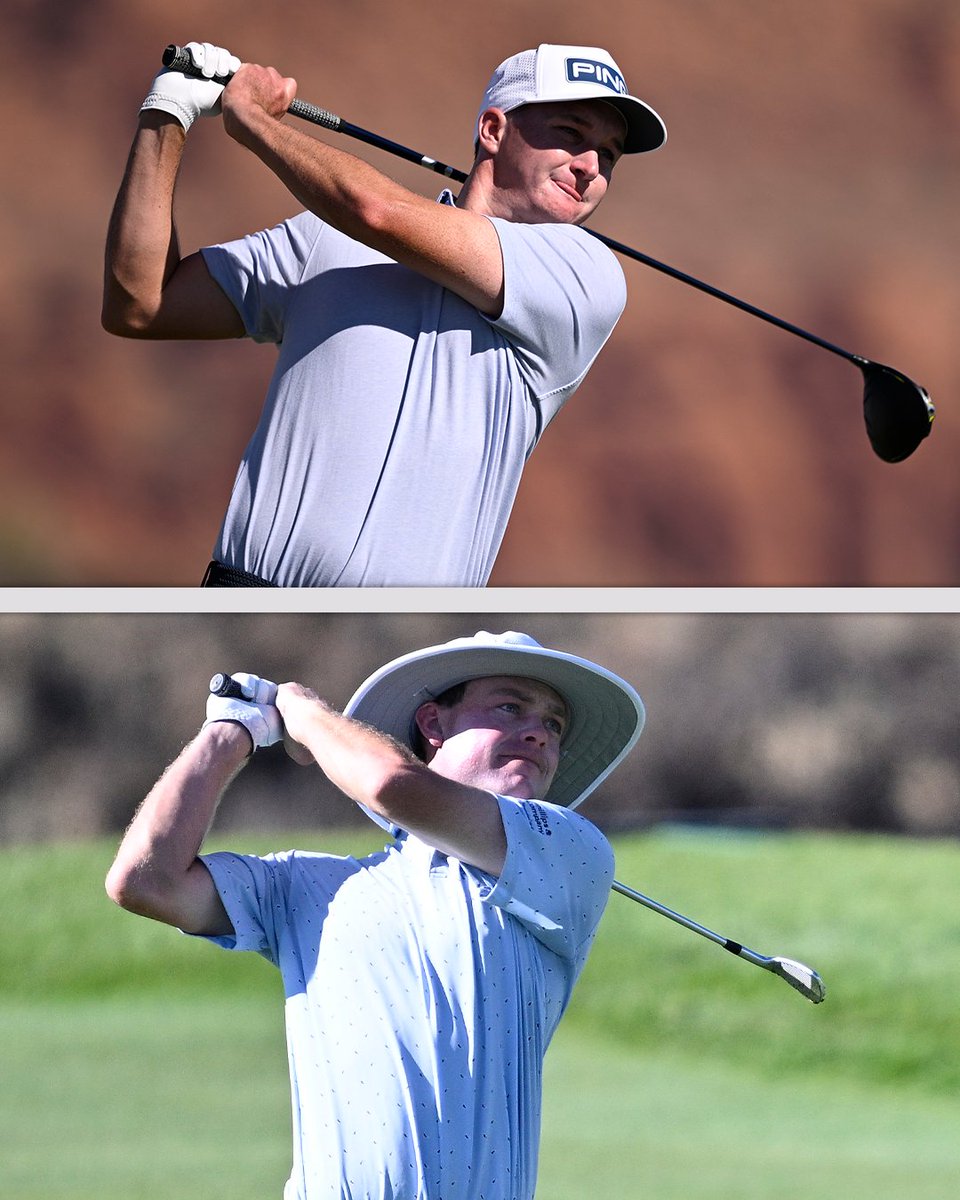 Lefty takeover 🏌️‍♂️
 
@MattMcCarty21 and @JoeHighsmith33 will tee it up in the final pairing tomorrow @BDChampionship.