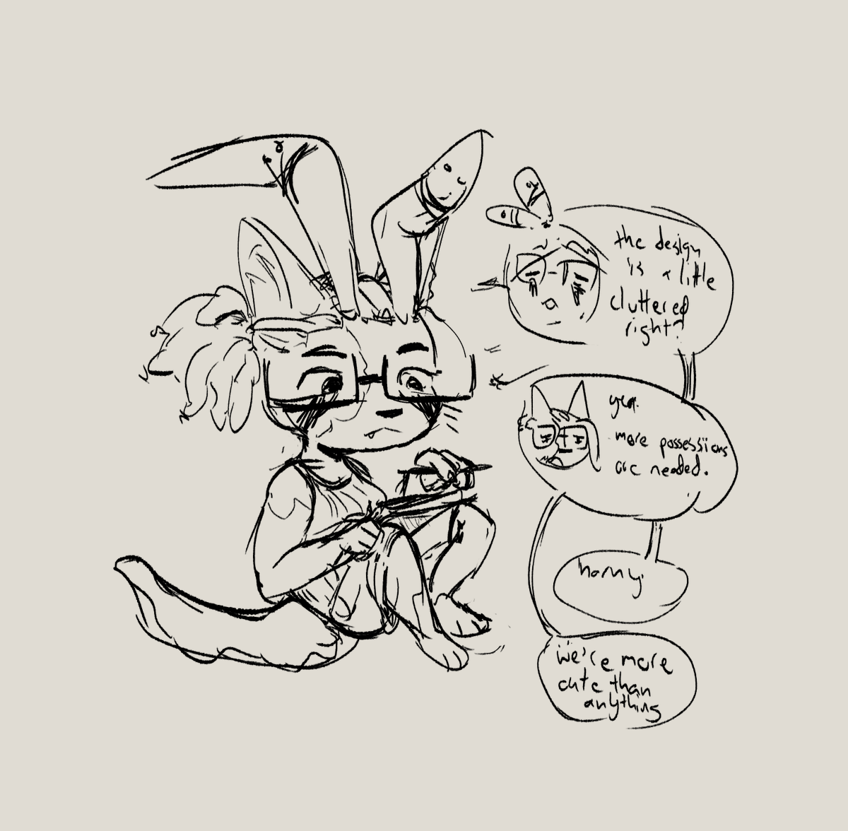 The artistic process.