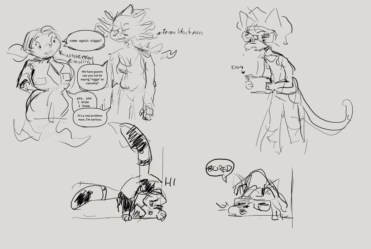 Johnny, you can't say that. And more drawings on my off hand #homeosoma