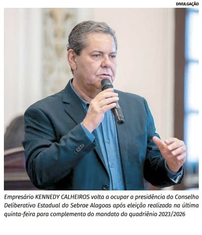 Parabenizo o presidente e amigo Kennedy Calheiros por estar à frente e assumir o Conselho Deliberativo do Sebrae/Alagoas. Tenho certeza que o Conselho está em boas mãos. Muito sucesso nessa nova jornada 👏🏻