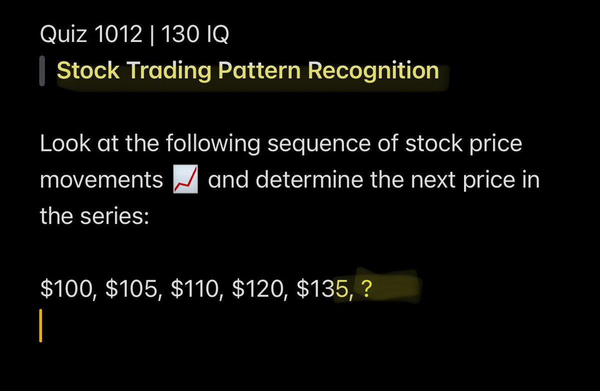 commandenteSD's tweet image. Here’s a new IQ test for traders in here!
⭐️⭐️⭐️
You have 90 sec
✍️ reply with the correct numbers
X X
(I’ll dm the winners)
•••
RT and tag a smart friend
•••
#Pattern_Recognition iQ test $SPX