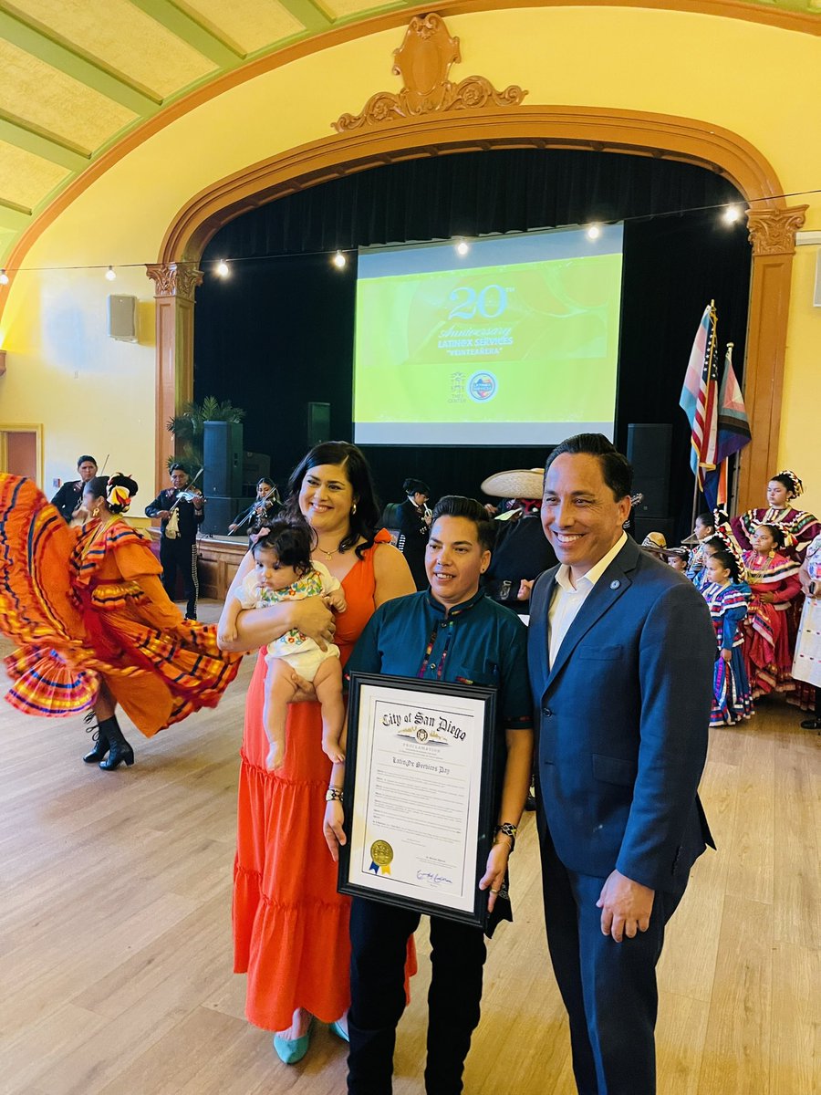 MayorToddGloria's tweet image. Tonight, we’re celebrating 20 years of Latin@x Services at The Center! This program has provided a safe, supportive space for our Latinx LGBTQ+ community for two decades. Here&apos;s to many more years of uplifting and empowering our community! #GettingItDone #ForAllofUs