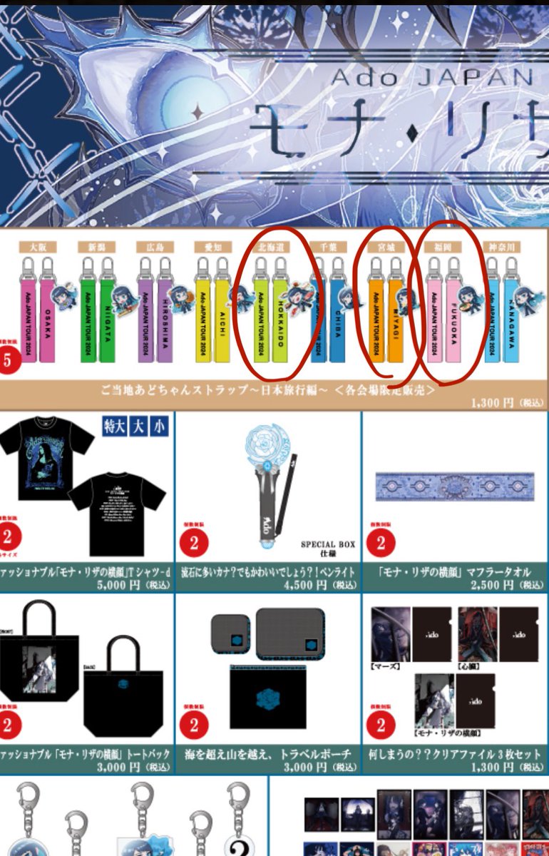 Ado モナリザの横顔 ご当地あどちゃんストラップ 千葉