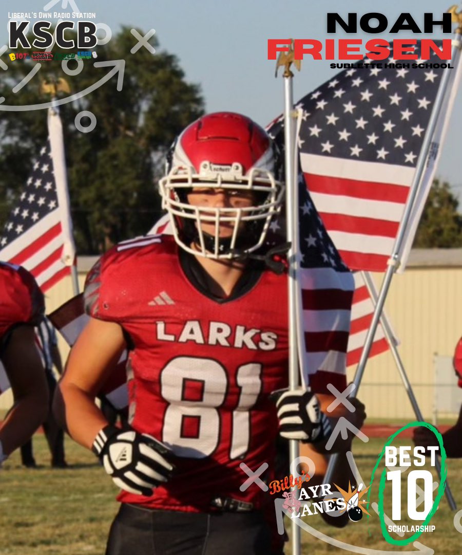 Sublette’s Noah Friesen wins Billy’s 10 Best Scholarship!