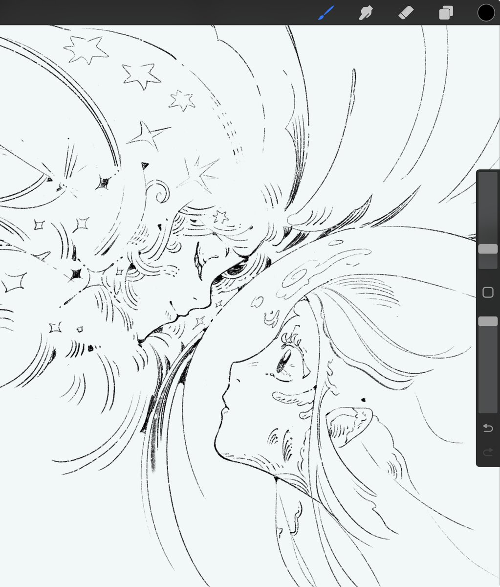 I thought about the earth yearning for a single star