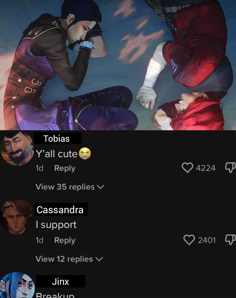 Family moment 

#arcane #caitvi #vi #caitlyn #jinxarcane