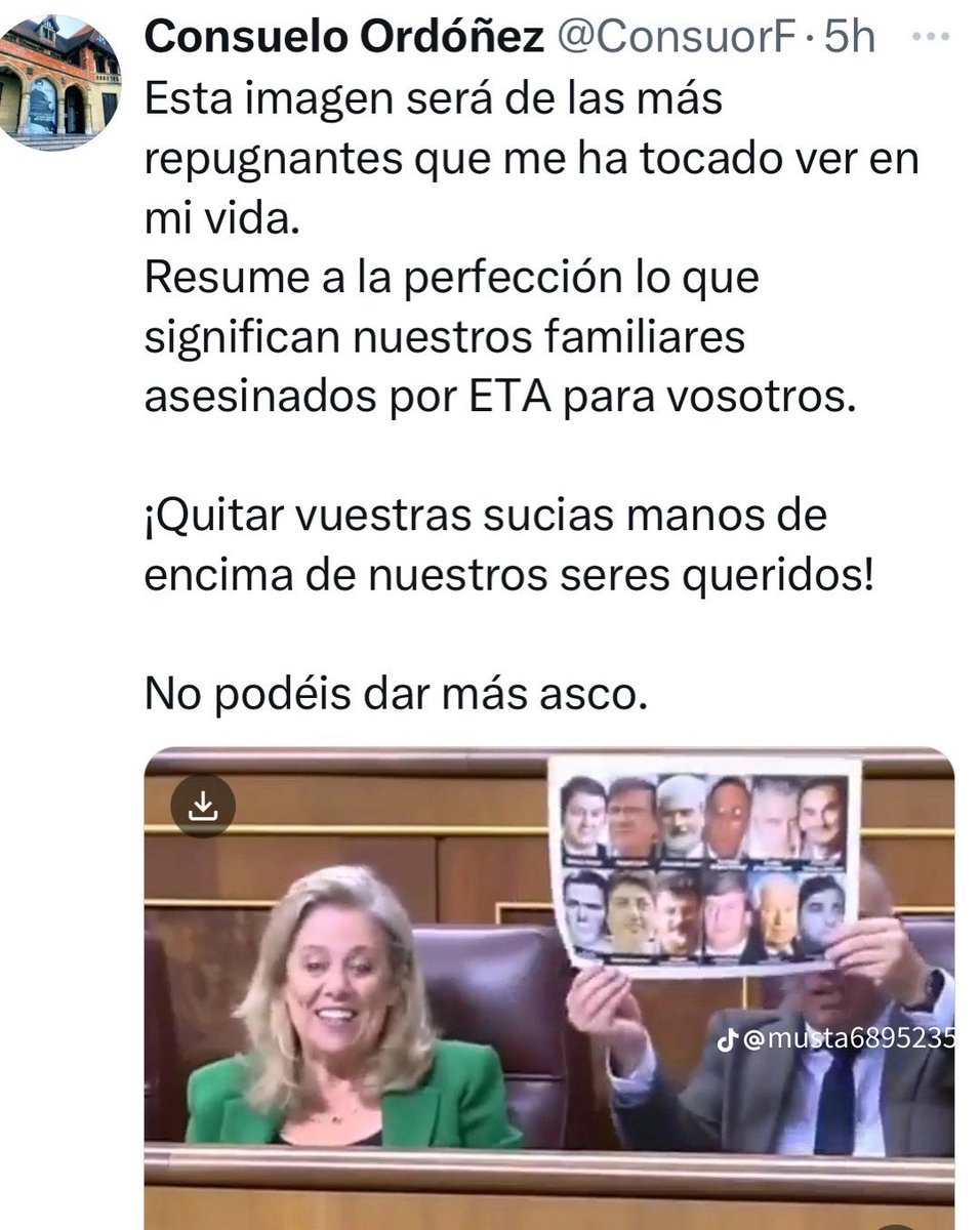 Mensaje de <a href="/ConsuorF/">Consuelo Ordóñez</a> a <a href="/ppopular/">Partido Popular</a>, no todo vale!