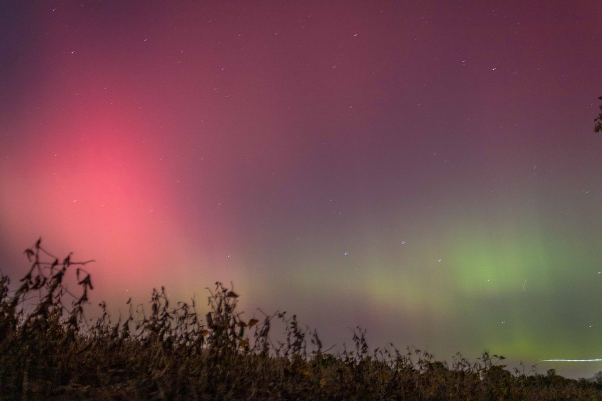 Braden Garretson (@bradengarretson) on Twitter photo I never imagined I'd see the northern lights in Indiana, much less this strong I never imagined I'd see the northern lights in Indiana, much less this strong