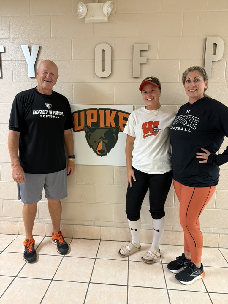 I’m so excited to announce my commitment to the University of Pikeville to continue my academic and athletic career! Thank you <a href="/rstaggs/">Robert Staggs ✝️🐻🥎🇺🇸</a> <a href="/UPIKE_softball/">UPIKE Softball</a> <a href="/aprildc03/">Coach April</a> for the amazing opportunity! I can’t wait for the next four years! 🧡🐻