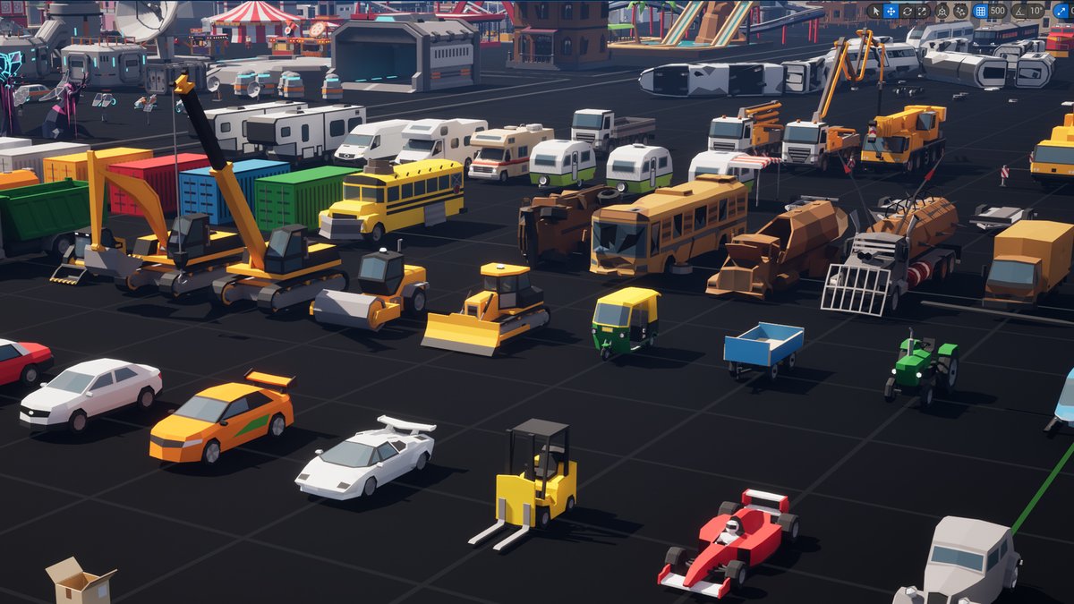 polyperfectteam's tweet photo. The #lowpolyultimatepack for the #UnrealEngine5 is coming soon. 👍
#lowpoly #stylized #ultimate #ue5 #gamedev #indiedev #fab https://t.co/iGBKcuUmQP