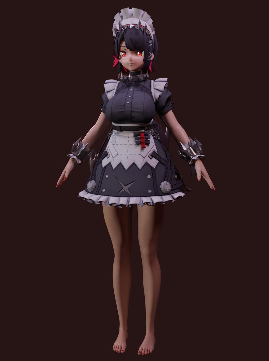 Just finished Ellen Joe model, tomorrow i will publish the animation of Feixiao.