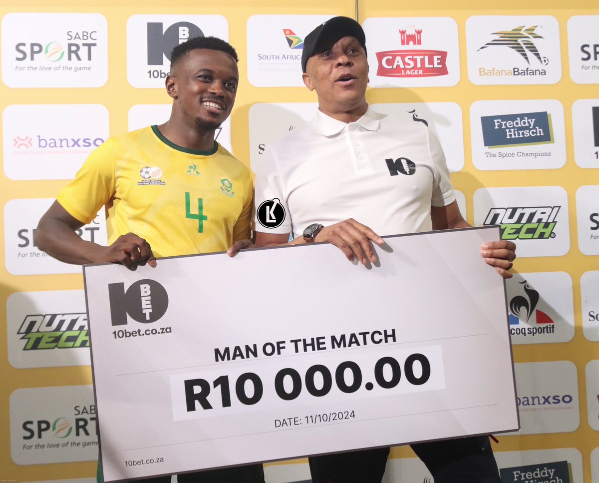 OupaBaloyi7's tweet photo. 𝗕𝗲𝘁 𝘄𝗶𝘁𝗵 𝘁𝗵𝗲 𝗯𝗲𝘀𝘁!🏆

Join @10bet_ZA, the official partner of Bafana Bafana, and claim up to R3,000 in bonuses! 💰 

👉🏾 Sign up: https://t.co/pIEc09RRk9

#10bet #10betBafana #ForTheBettor https://t.co/UZ6vGSLxaw