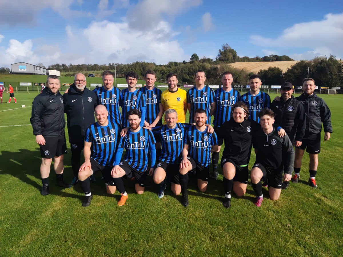 Aquinas_fc's tweet photo. Two wins today!

Firsts beat @newbuildingsutd 3-2 in the Intermediate Cup in Derry. 

Goals:
Simon Ramsey 
Matt Keenan 
Dom Mooney

MOTM:
Simon Ramsey 

Well done lads, enjoy the night out!

Thanks to match sponsor GC Electrical!

#BlueAndBlack 🔵⚫️ https://t.co/gM3kmUYaFJ
