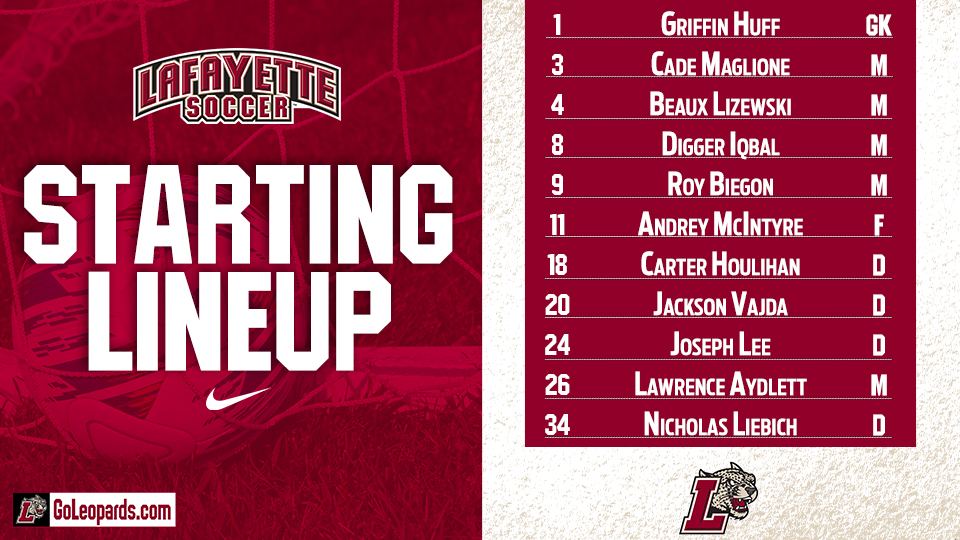 LafayetteMSOC's tweet image. Today&apos;s Starting XI! ⚽️🐾

#RollPards | #PARDS