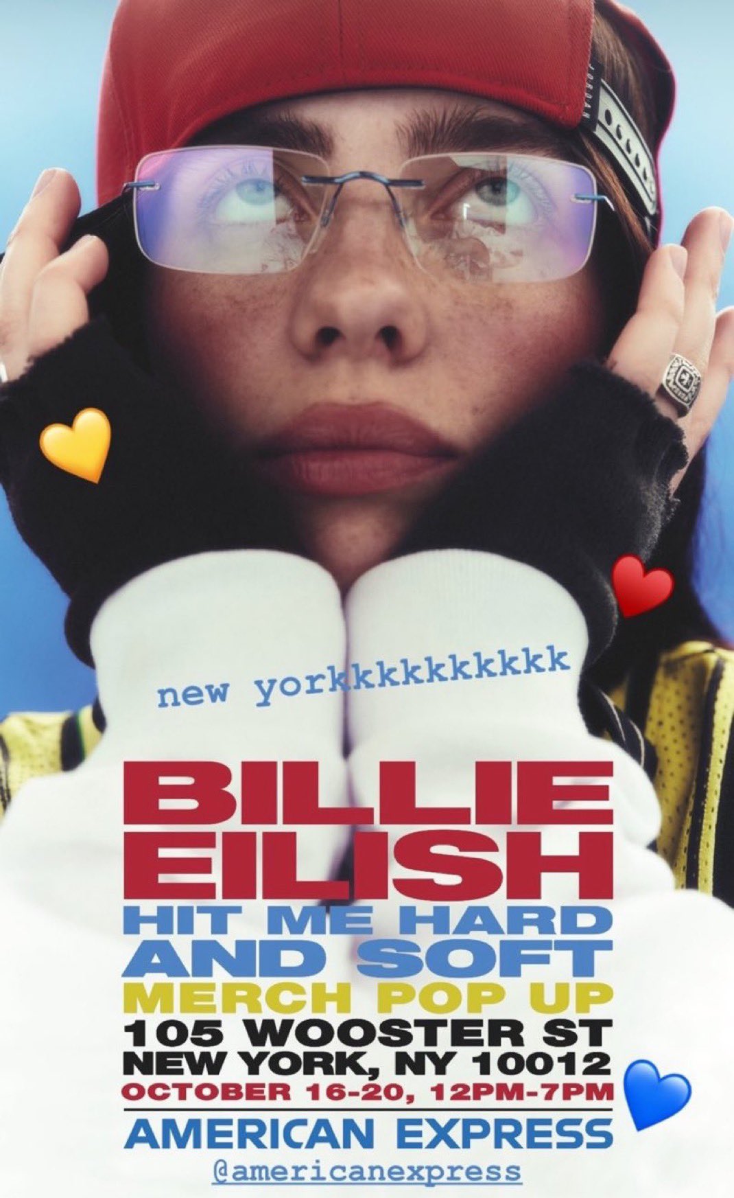 Billie Eilish AMEX会員限定販売　サイズL Billie Eilish Long-T L AMEX会員限定販売 Lサイズ