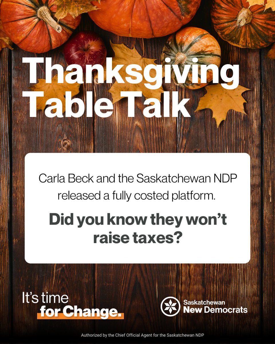 Sask_NDP's tweet image. While you and your family are cutting turkey and pie this weekend, Scott Moe and the Sask. Party are cutting healthcare, education and more. #skpoli