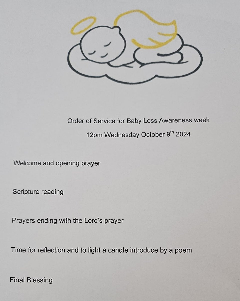 "Service for Baby Loss Awareness Week Led by Trust Chaplains" #BabyLossAwarenessWeek