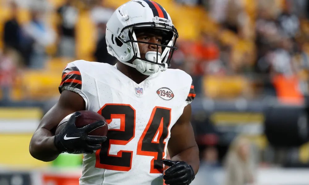 nflrums's tweet photo. 🚨BREAKING 

#Browns RB Nick Chubb will debut vs #Bengals https://t.co/HefumxupDC