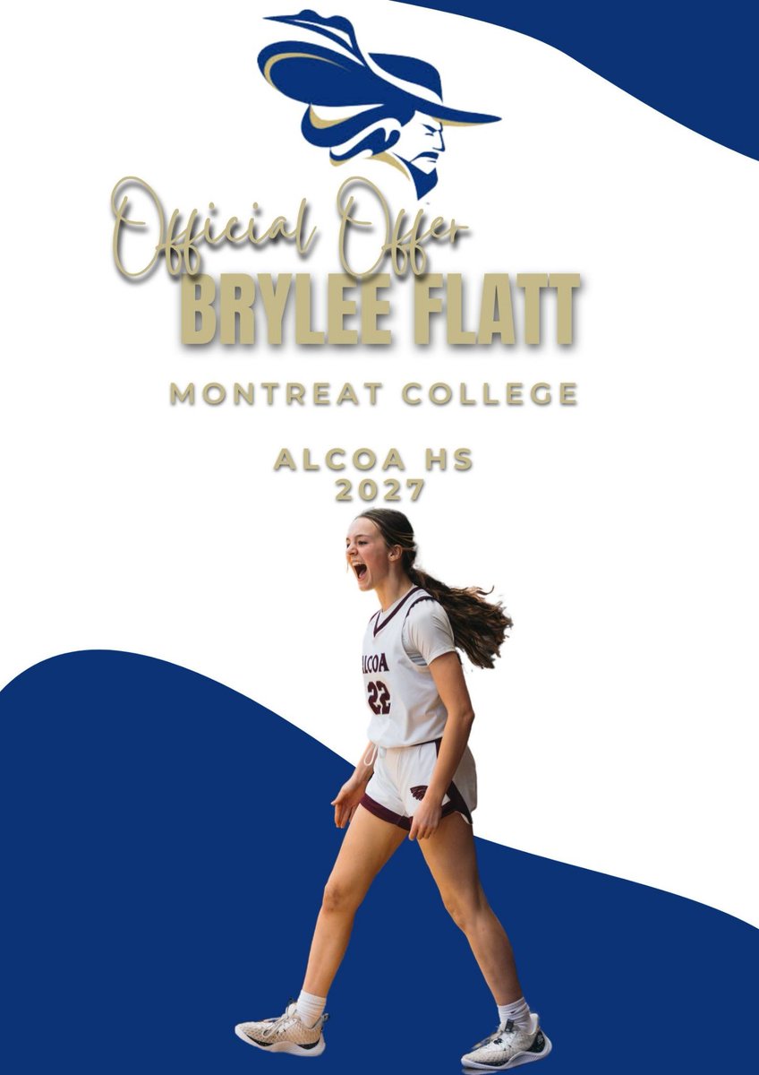 BryleeFlatt22's tweet photo. After a great camp, I am very excited to receive my first offer from @MontreatWBB ! Thank you so much @CoachJamieMoore and @CoachTealDavis for this opportunity!! 
@alcoagirlsbball @TrottersArmes @2HYPEsports @alcoasports https://t.co/qvJ6JRgFN9