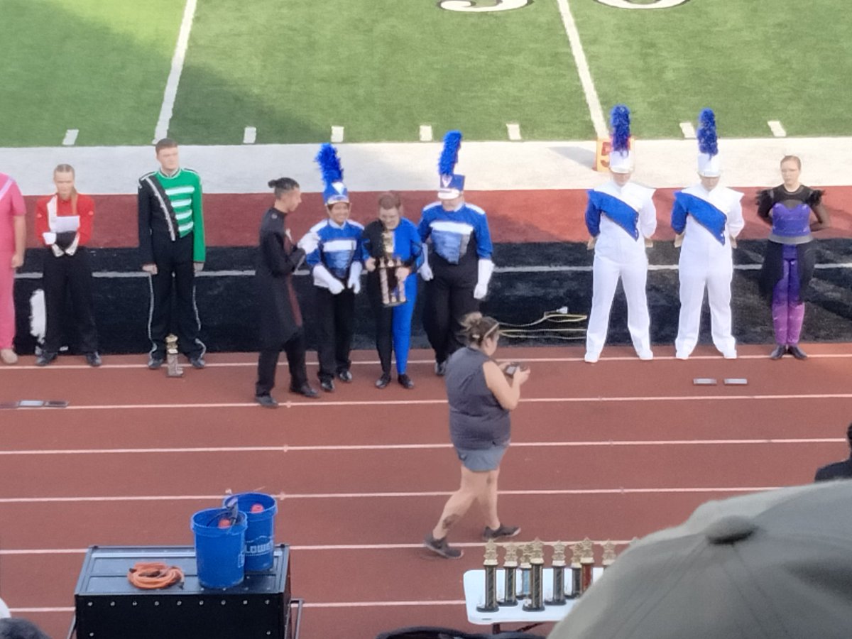 Blue and Gold Brigade take 1st at the Lee's Summit North Marching Invitational!!!!!!!
<a href="/ChrismanBears/">William Chrisman</a> 
<a href="/WCSTUCO/">DUB-C STUCO</a> 
<a href="/ISDSchools/">Independence School District</a>
<a href="/wcbearssports/">WC Athletics</a>