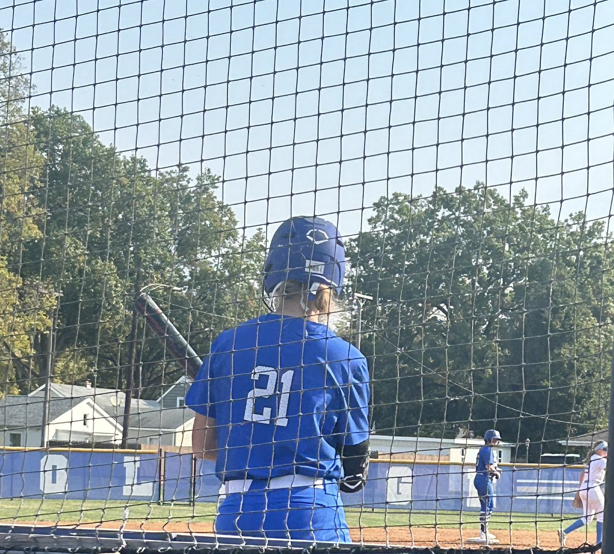 RHSRocketSball's tweet photo. So great seeing @RaeganRezba playing at @ICladybluesSB. #oncearocketalwaysarocket https://t.co/0h2GkjmQBb