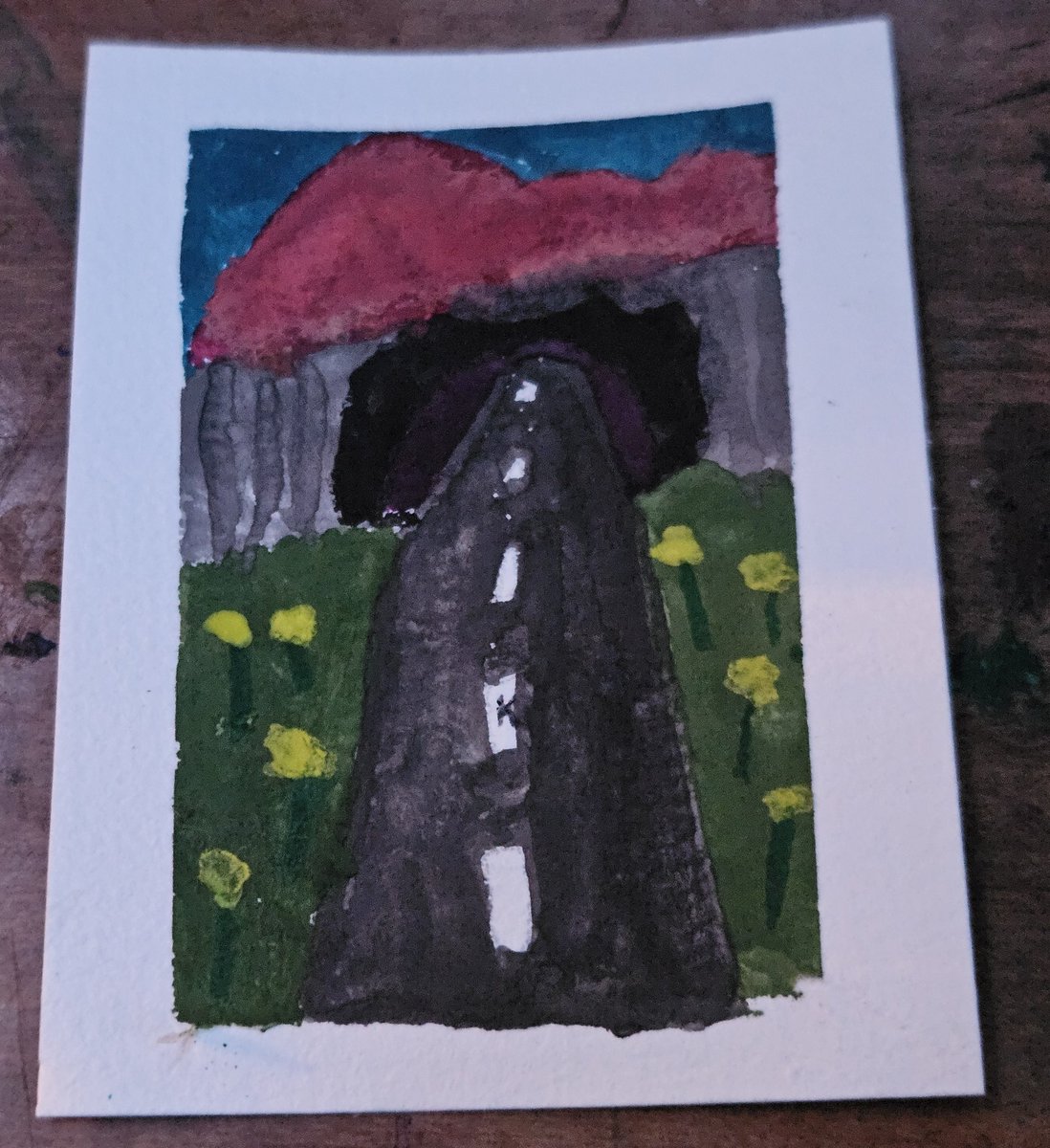 happy October guys sorry for not posting here :P here's a watercolor painting #watercolor #artmoots #artshare #arttwt #art #painting