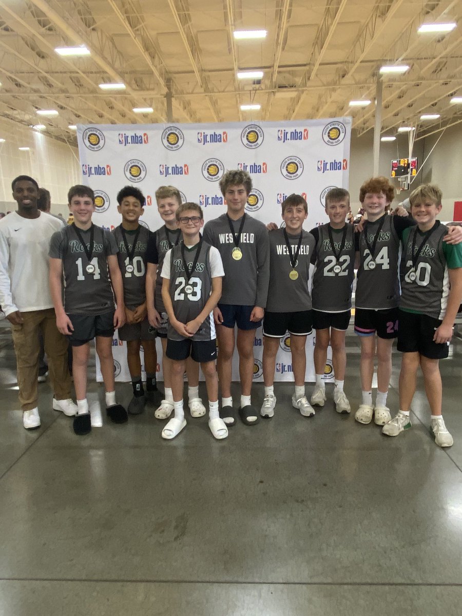 WHSRocksBball's tweet photo. Shout out to our 7th &amp; 8th Grade teams for winning the BTS league championships today.  All 4 teams made the championship game.  Future remains very bright!  
#FutureRocks https://t.co/dlVyghxSfl