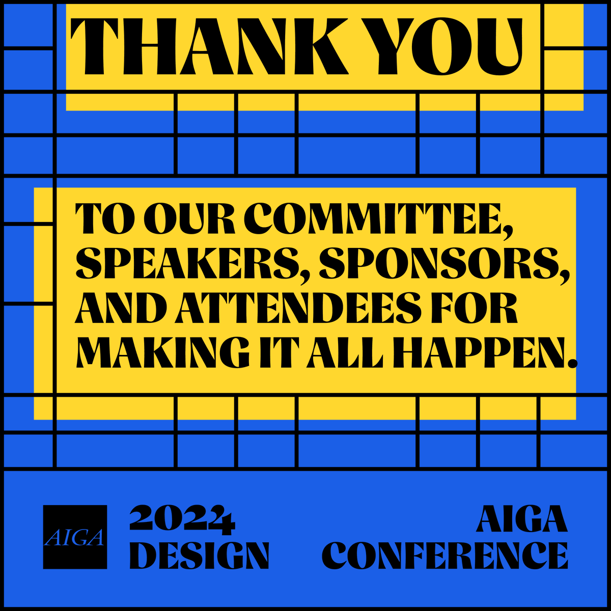 AIGAdesign's tweet photo. 🤩 We hope you found 2024 #AIGADesignConf as inspiring and transformative as we did! We'd like to thank our dedicated programming committee, the 166 accomplished design speakers &amp; our sponsors, who made it all happen! @DeathToStock @Envato @DesignWithIxDF @Microsoft @PepsiCo https://t.co/SzKzmiVxVL