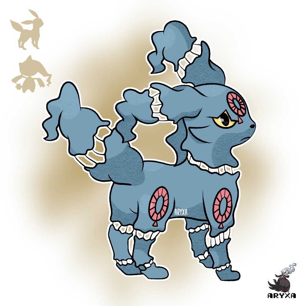 Day 12: Banette

A spooky doll took on a dark form. It seems to be held together with just threads.

#pokemon #fusion #fusemon #requestsopen #commissionsopen #umbreon #banette #fusetober #inktober