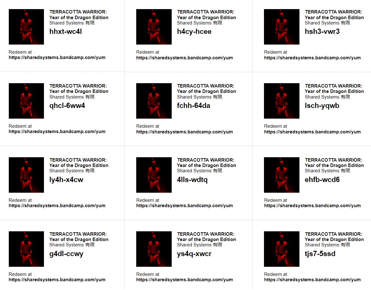 redeem at sharedsystems.bandcamp.com/yum 
#bandcampcodes #bandcamp #electronicmusic #lofi #cyberpunk #dancepunk #synthwave #industrial #freemusic #dreampunk #soundtrack