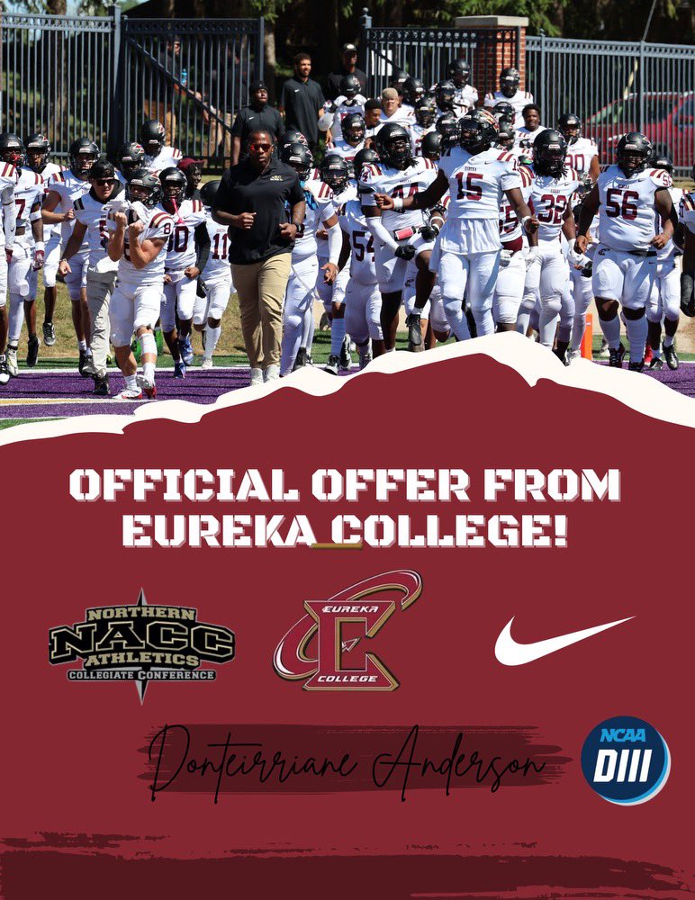 Donteirriane Anderson (@donteirrianea) on Twitter photo Thankful and blessed to receive anther offer from <a href="/starks94/">Coach Starks</a> to play at Eureka College football🙏🏾@1BIGJONES <a href="/CoachPollard36/">Coach Pollard</a> <a href="/LJ16_/">LJ</a> <a href="/GeorgiaWarhawks/">Georgia Warhawks</a> Thankful and blessed to receive anther offer from <a href="/starks94/">Coach Starks</a> to play at Eureka College football🙏🏾@1BIGJONES <a href="/CoachPollard36/">Coach Pollard</a> <a href="/LJ16_/">LJ</a> <a href="/GeorgiaWarhawks/">Georgia Warhawks</a>
