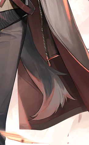 oh wait actually it was hard to see in his e1 i thought his tail was entirely grey. ... oes it is 