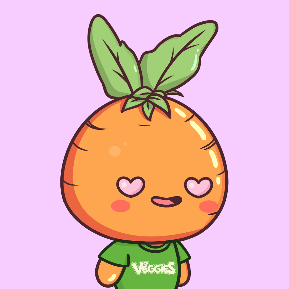 Found another good art collection on <a href="/zksync/">ZKsync</a> Hello Carrot 🥕 &amp; Tomato 🍅 from <a href="/zkVeggies/">zkVeggies🥦</a>