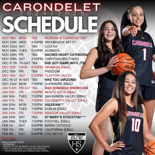 Carondelet Basketball (@carondelethoops) on Twitter photo 2024-25 schedule. <a href="/Go_Carondelet/">Carondelet Athletics</a> <a href="/SheGotGame7/">She Got Game Classic</a> <a href="/niketoc/">Nike Tournament of Champions</a> <a href="/THE_EBAL_SPORTS/">East Bay Athletic League</a> #CougarNation 2024-25 schedule. <a href="/Go_Carondelet/">Carondelet Athletics</a> <a href="/SheGotGame7/">She Got Game Classic</a> <a href="/niketoc/">Nike Tournament of Champions</a> <a href="/THE_EBAL_SPORTS/">East Bay Athletic League</a> #CougarNation