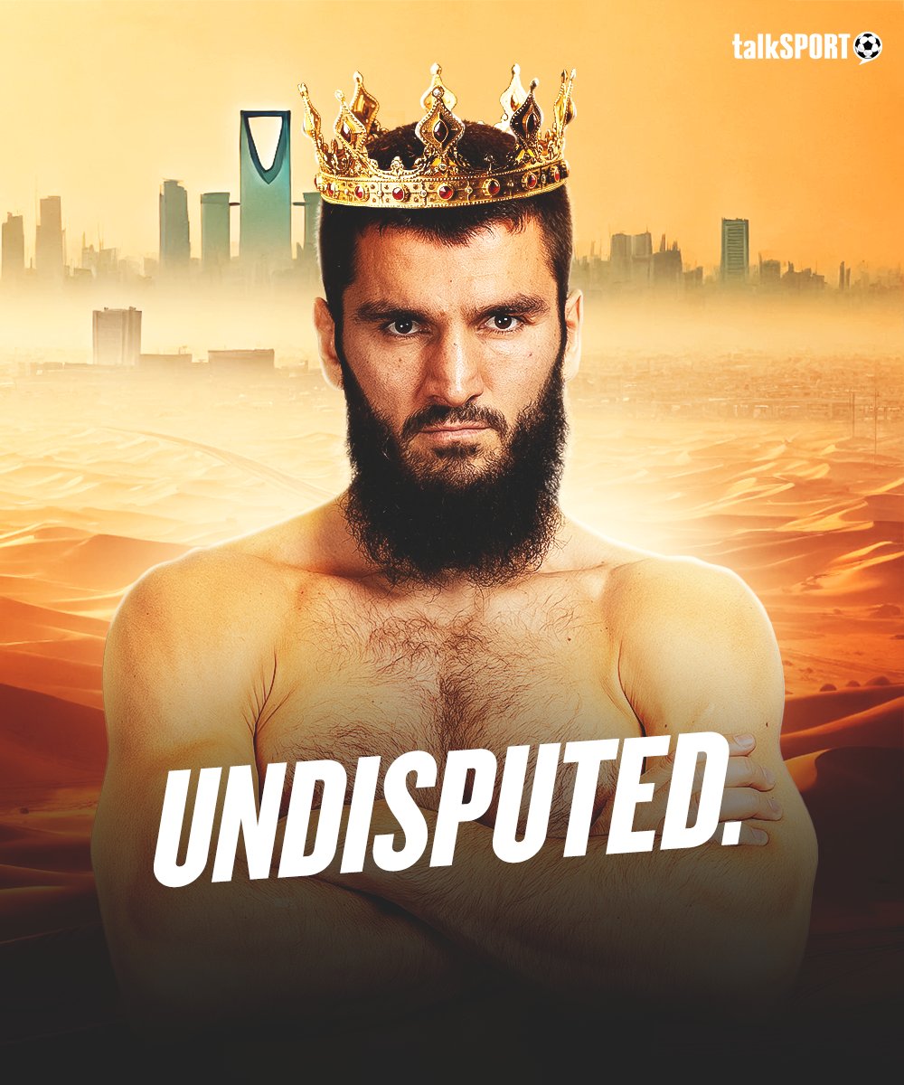 talkSPORT's tweet photo. Unmatched. Unbeaten. Undisputed. 🥊🔥 https://t.co/ooBiWgQNzJ