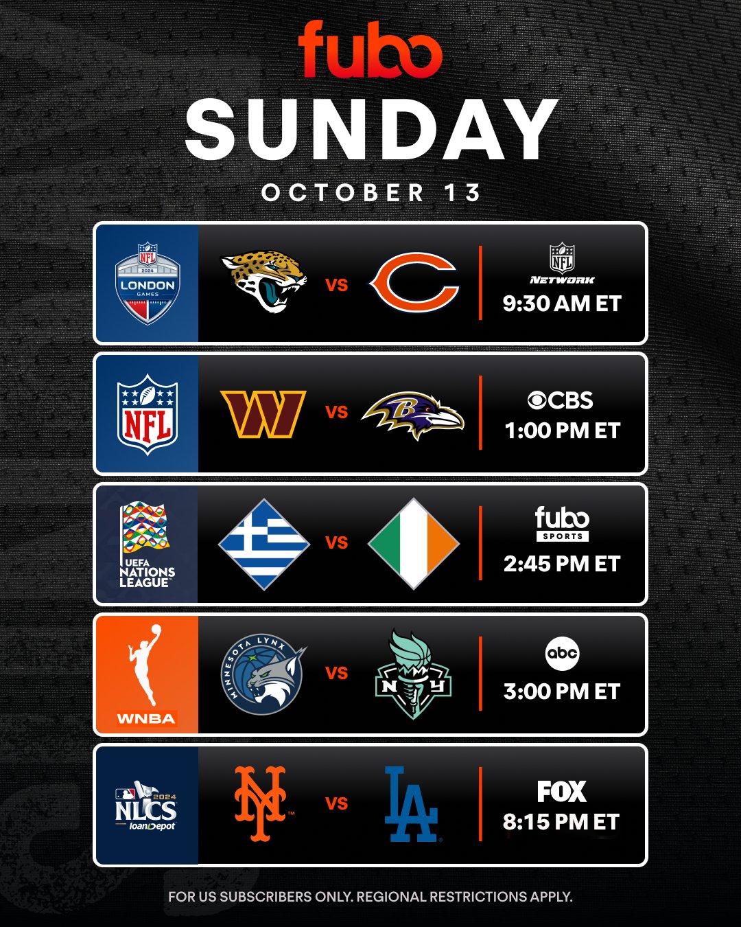 Fubo monday night football clearance