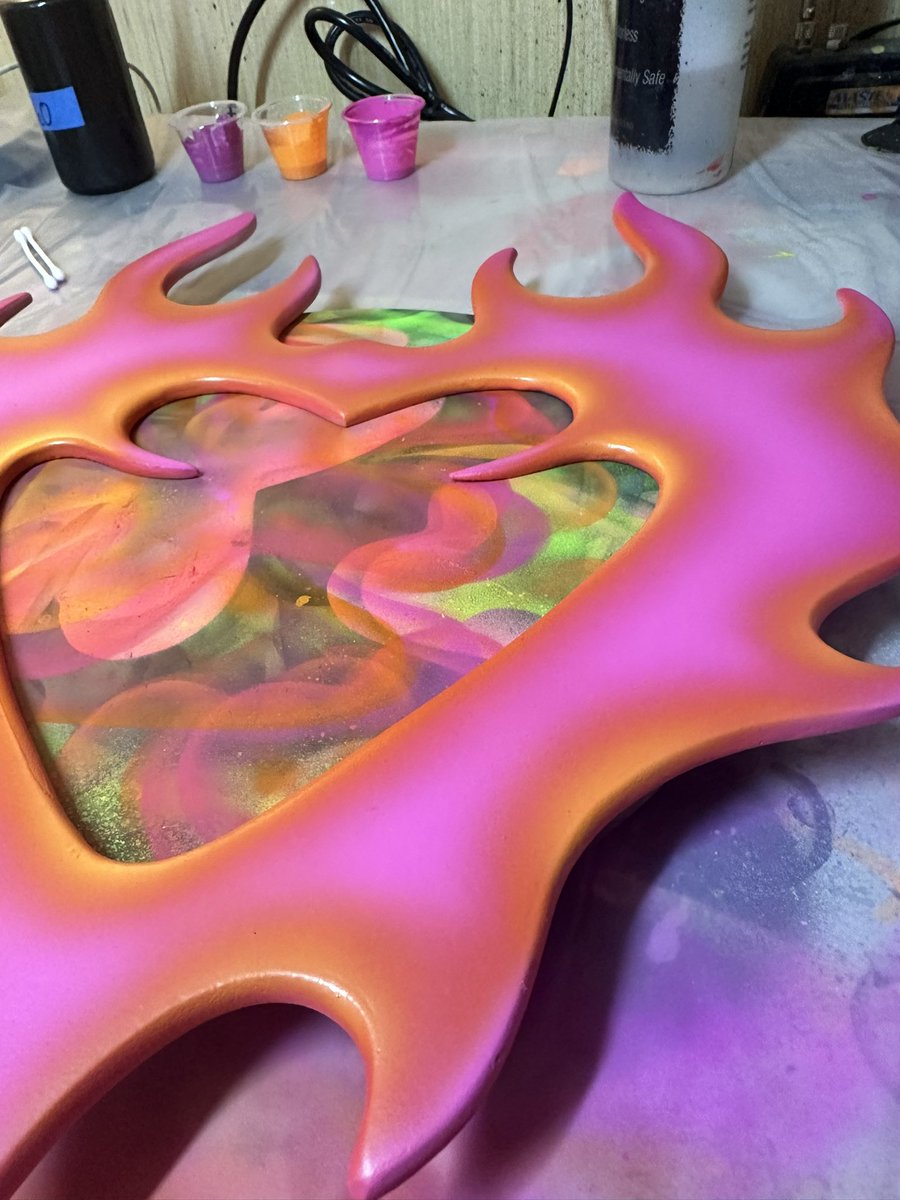 went off with this paint job ❤️‍🔥