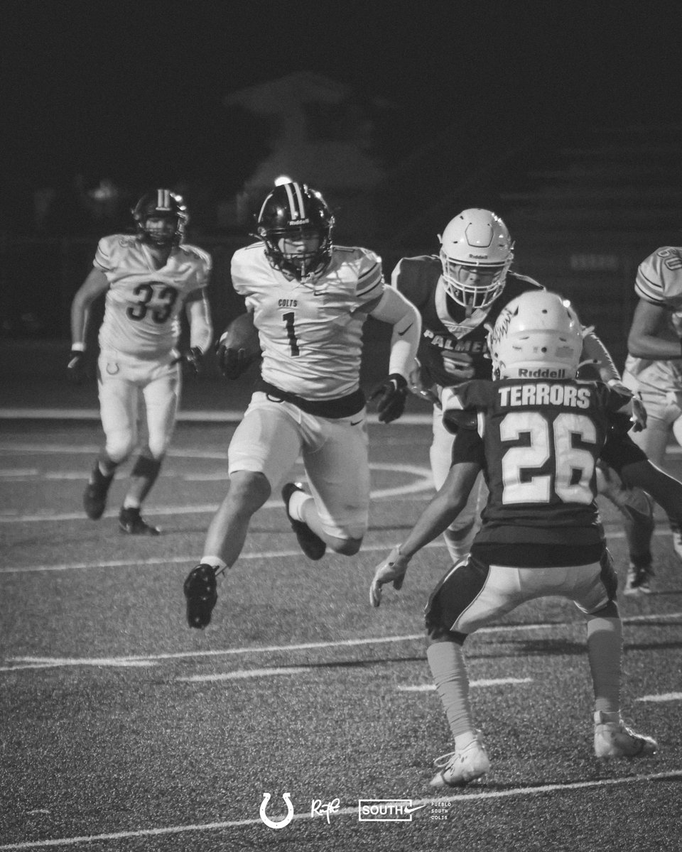 Pueblo South Football (@pueblosouthfb) on Twitter photo π
ππππ.
It was a family party in the end zone for South last night as SEVEN different Colts scored touchdowns in a 49-12 decision over Palmer.
Caeden Herrera (<a href="/CaedenHerrera/">Caeden Herrera</a>) threw 4 touchdowns to Jake Pisciotta (<a href="/Jake_Pisciotta/">Jake Pisciotta</a>), Namon Robinson, David Dietz and Damian π
ππππ.
It was a family party in the end zone for South last night as SEVEN different Colts scored touchdowns in a 49-12 decision over Palmer.
Caeden Herrera (<a href="/CaedenHerrera/">Caeden Herrera</a>) threw 4 touchdowns to Jake Pisciotta (<a href="/Jake_Pisciotta/">Jake Pisciotta</a>), Namon Robinson, David Dietz and Damian