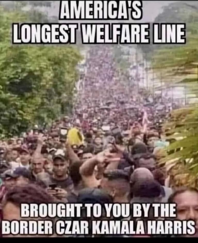 Ikennect's tweet photo. Well, a big F U to the border czar, Kamala! https://t.co/EYbRkvqj5c